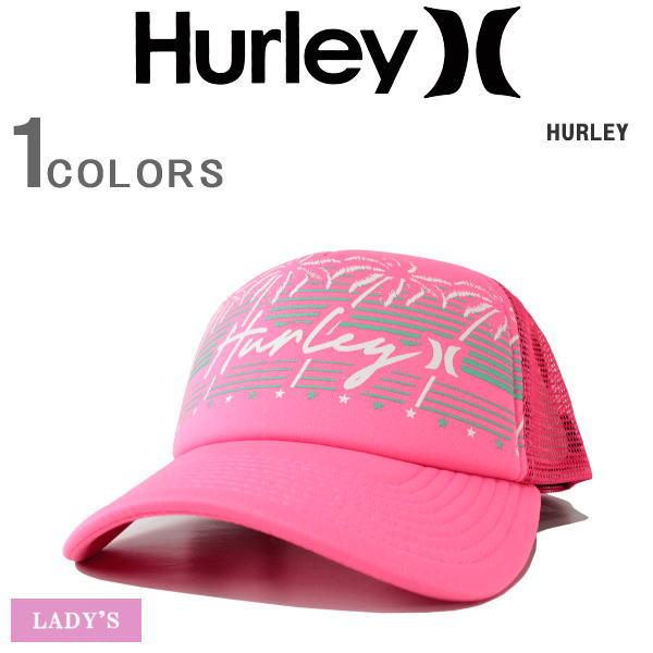 HURLEY レディース メッシュキャップ 帽子 トラッカーキャップ ロゴキャップ ベースボール ス...