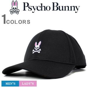Psycho Bunny サイコバニー メンズ 刺繍キャップ 帽子 バニー グラフィック ロゴ 刺繍 刻印 ロゴ キャップ ベースボール キャップ ロゴ キャップ B6A378G1HT-001｜r-one