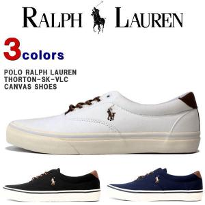 ラルフロレーン スニーカー POLO RALPH LAUREN (ポロ ラルフローレン) メンズ キャンバススニーカー ビッグポニー スニーカー 靴 シューズ　816713106