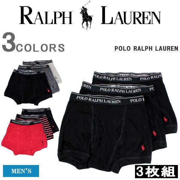 POLO RALPH LAUREN ポロ ラルフローレン メンズ ボクサーパンツ 3枚セット コット...