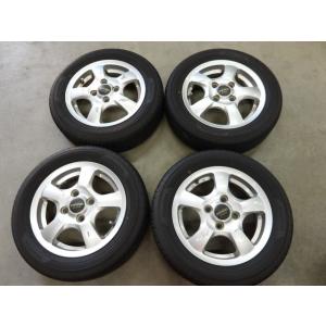 No.42スタッドレス155/65/R13 4H PCD100 アルミ付4本セット