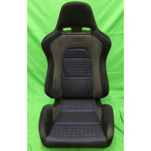 CT9A ランサー エボ8 純正 レカロ RECARO シート RH 黒/ブルー/グレー IS200...