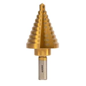 Neiko 10194A Titanium Step Drill Bit, High Speed Steel | 1/4 to 1-3/8 | Total 10 Step Sizes｜r-store-re