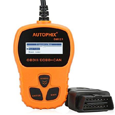 AUTOPHIX コードリーダー OM121 OBD2スキャナー ユニバーサル 自動車エンジン診断ス...