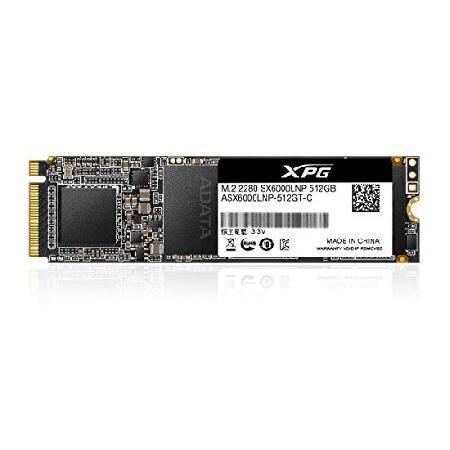 ADATA SSD 512GB SX6000 Lite シリーズ M.2 PCIe3.0×4 ASX...