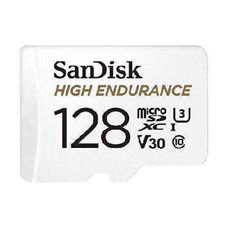 SanDisk 128GB 高耐久性 UHS-I microSDXC メモリーカード SDアダプター...