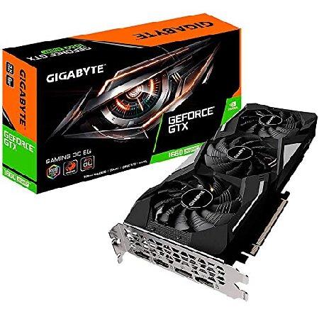 Gigabyte GeForce GTX 1660 スーパーゲーミング OC 6G グラフィックスカ...