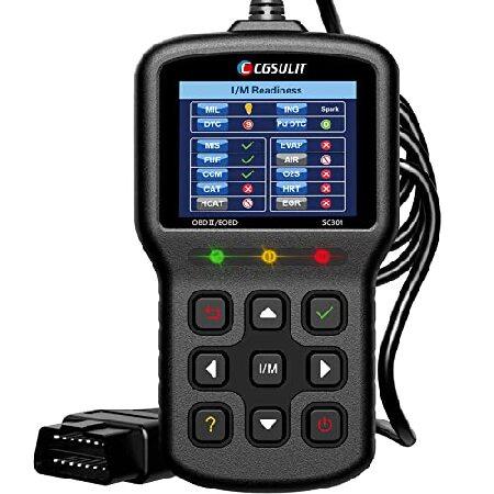 LolyyDens LIT SC301 OBD2 Scanner with Smog Check ＆...