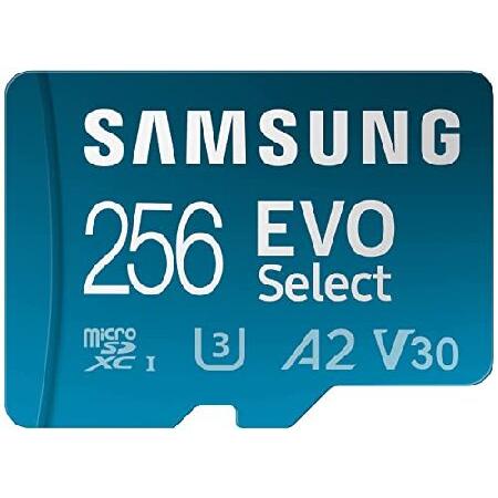 SAMSUNG EVO Select Micro SD-メモリーカード+アダプター 256GB mi...