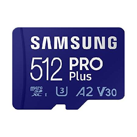 SAMSUNG (サムスン) PRO Plus + アダプター 512GB MicroSDXC 最大...