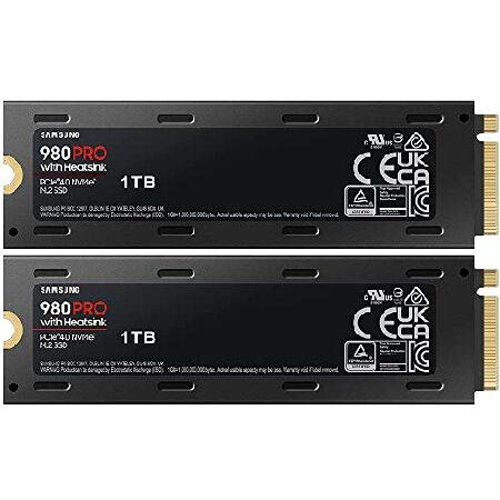 SAMSUNG MZ-V8P1T0CW 980 PRO ヒートシンク付き PCIe 4.0 NVMe...