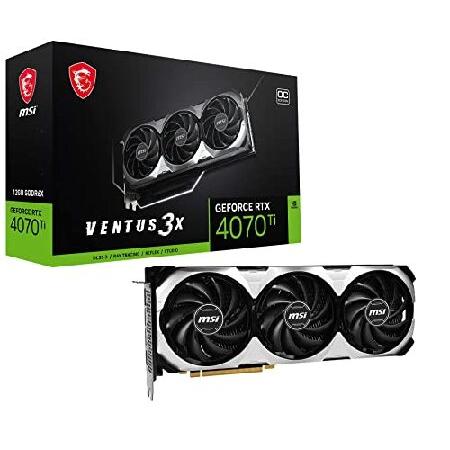 MSI グラフィックスボード GeForce RTX 4070 Ti VENTUS 3X 12G O...