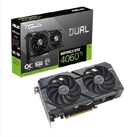 ASUS デュアルGeForce RTX 4060 Ti OC Edition 16GB GDDR6...