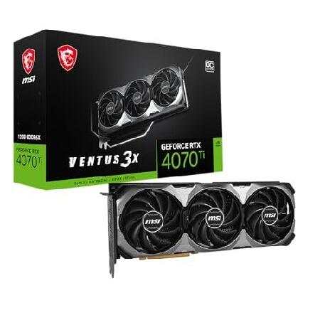 MSI GeForce RTX 4070 Ti VENTUS 3X E 12G OC ゲーミンググラ...