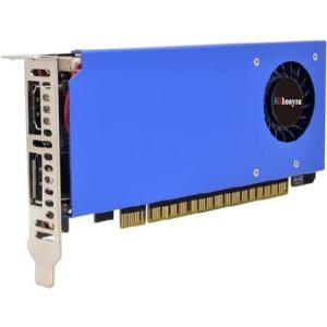 SRhonyra GeForce GTX 1650 4GB ロープロファイル グラフィックカード GDDR5 128ビット デュアルモニター ビデオカード DP HDMI出力 シングルスロット GPU PCI-e