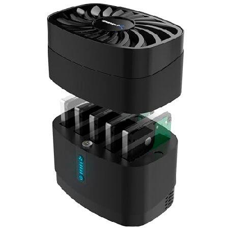 SABRENT 5ベイUSB-Cドッキングステーション、冷却ファン内蔵2.5インチSATA HDDお...
