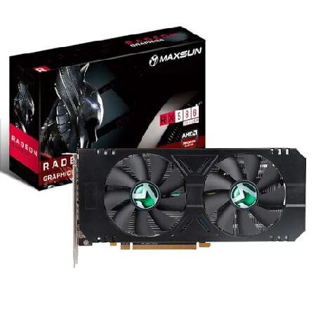 maxsun AMD Radeon RX 580 グラフィックスカード 2048SP GDDR5 2...