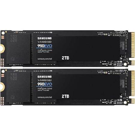 Samsung MZ-V9E2T0B/AM 990 EVO 5.0 NVMe SSD 2TB:超高速...