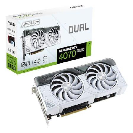 ASUS Dual GeForce RTX(TM) 4070 スーパーホワイトエディション (PCI...