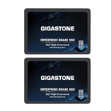 Gigastone Enterprise 512GB NAS SSD (2-Pack) 24/7 H...