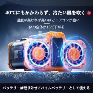 腰掛け扇風機 二重風腰掛けファン 小型ベルトフ...の詳細画像1