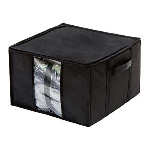 アルファックス 圧縮収納ケース ゆとり 衣類用 圧縮袋付き 収納ボックス 収納アドバイザー監修 ポリプロピレン 幅40×奥行40×高さ25cm