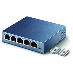 TP-Link スイッチングハブ 5ポート ギガビット 磁石付き らくらくマウント TL-SG505 無償永久