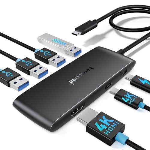 USB C to HDMI 拡張ハブ TypeC to C (DP Alt Mode）アダプタ デュ...