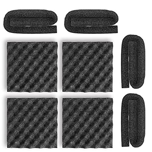 ZHUBANG スピーカー背面吸音材(200mm 幅 x 20mm 厚さ x 200mm 長さ)4枚...