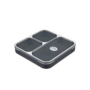 シービージャパン 弁当箱 クリアブラック 薄型 フードマン 800ml DSK