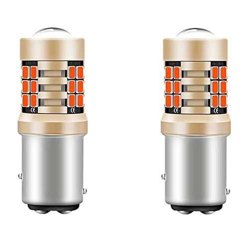 S25 P21/5W ダブル球 レッド 12V 24V兼用 1157 BAY15D LEDバルブ 3...