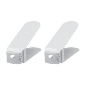 ライクイット (like-it) 靴収納 省スペース 収納量2倍くつホルダー スリム 2P 約幅8x奥26x高13.5cm ホワイト 日本製 S