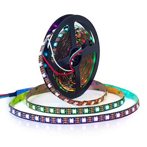 BTF-LIGHTING WS2812B LEDテープライト 5050 SMD RGBIC 合金ワイ...