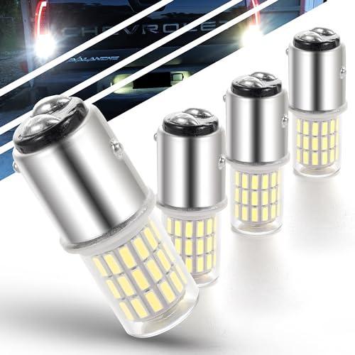 12V-24V車用 S25 LED ダブル球 ホワイト(1157 BAY15D P21/5W LED...