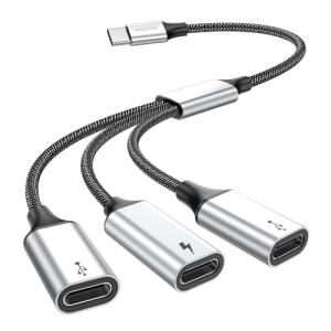 MOGOOD USB C分岐器 3in1 Yケーブル