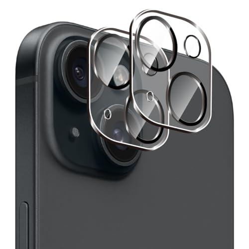 Wigsii 対応 iPhone 15 用 カメラフィルム 2枚 日本AGC旭硝子素材製 iPhon...