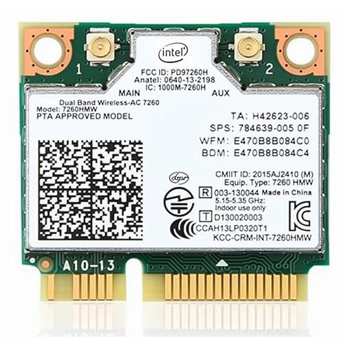 Intel Dual Band Wireless-AC 7260 7260HMW 無線LAN WiF...
