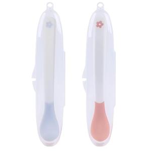 Coehaopike 2本セット 離乳食スプーン ベビースプーン ベビートレーニングスプーン 火傷防止 温度 色が変わる スプーン 男の子 女の｜r-street