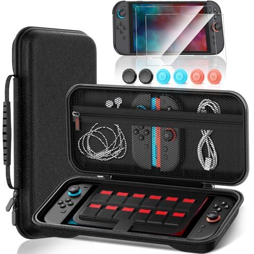 Switch 2 用 ケース 収納ケース Switch 2 保護フィルム 2枚+スイッチ2 保護カバ...