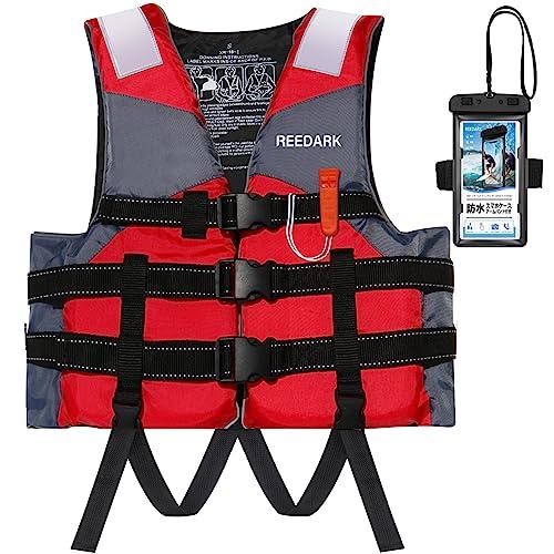 Reedark ライフジャケット 新型 釣り 大人用 子供用 フィッシングベスト 呼び子付き 救命胴...