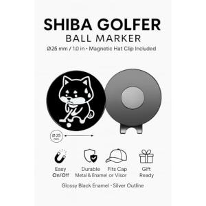 ゴルフマーカー マグネット ハットクリップ 付...の詳細画像1