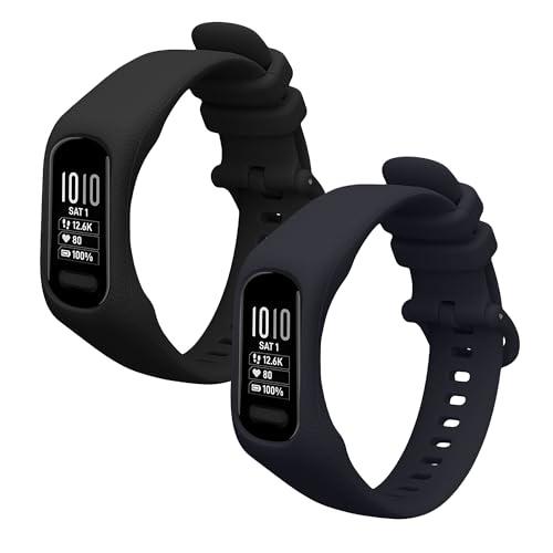 kwmobile 2x バンド Garmin vivosmart 5 / Smart 5対応 ベルト...