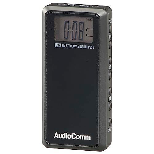 オーム(OHM) 電機AudioComm ラジオ 小型 ライターサイズラジオ ポケットラジオ デジタ...
