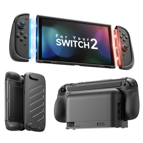 JSAUX Switch 2 カバー 分体式保護ケース｜TPU製ミドルフレーム＆PC製フロントカバー...