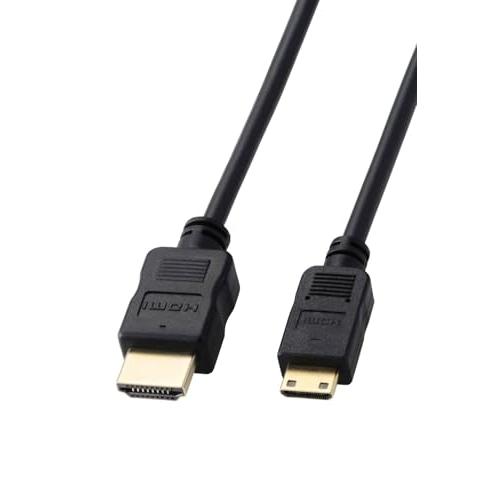 エレコム mini HDMI - HDMI 変換ケーブル 2m スリムケーブル 4K/30Hz HE...