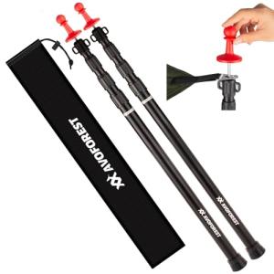 タープポール AVOFOREST 伸縮式 強化されたロック構造 アルミ テントポール 直径31mm (高さ88〜265cm) 4継無段階調節 2