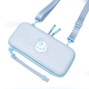 Switch lite カバー スイッチ ライト カバー 9Ｈガラスフィルム付き 3way 手提げ 斜め掛け 防水防油 猫 肉球 Switch