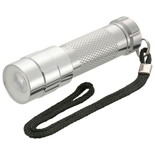 オーム電機 懐中電灯 防水 LEDズームライト スパークルド 60ルーメン LDA-Y3WZ-S2 ...