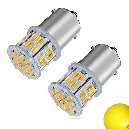 24V車専用S25 LEDシングル イエロー 爆光 G18 BA15s P21W 54連 3014S...