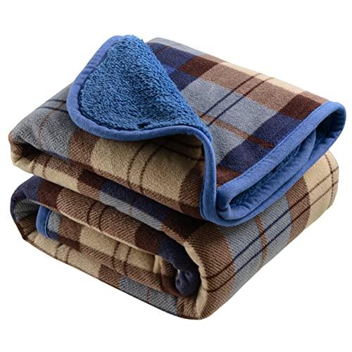HAPGO ひざ掛け ブランケット 大判 選べる5色2サイズ 80×135cm 4way 着る毛布 ...